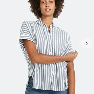 Madewell Collared Short Sleeve- NWT